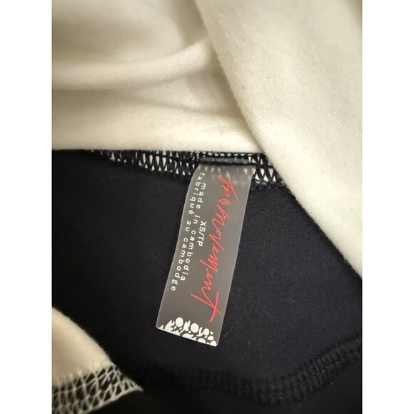 Free People FP Movement Dawn To Dusk Solid Hoodie - ivory combo - XS NWT $118 - Picture 8 of 10